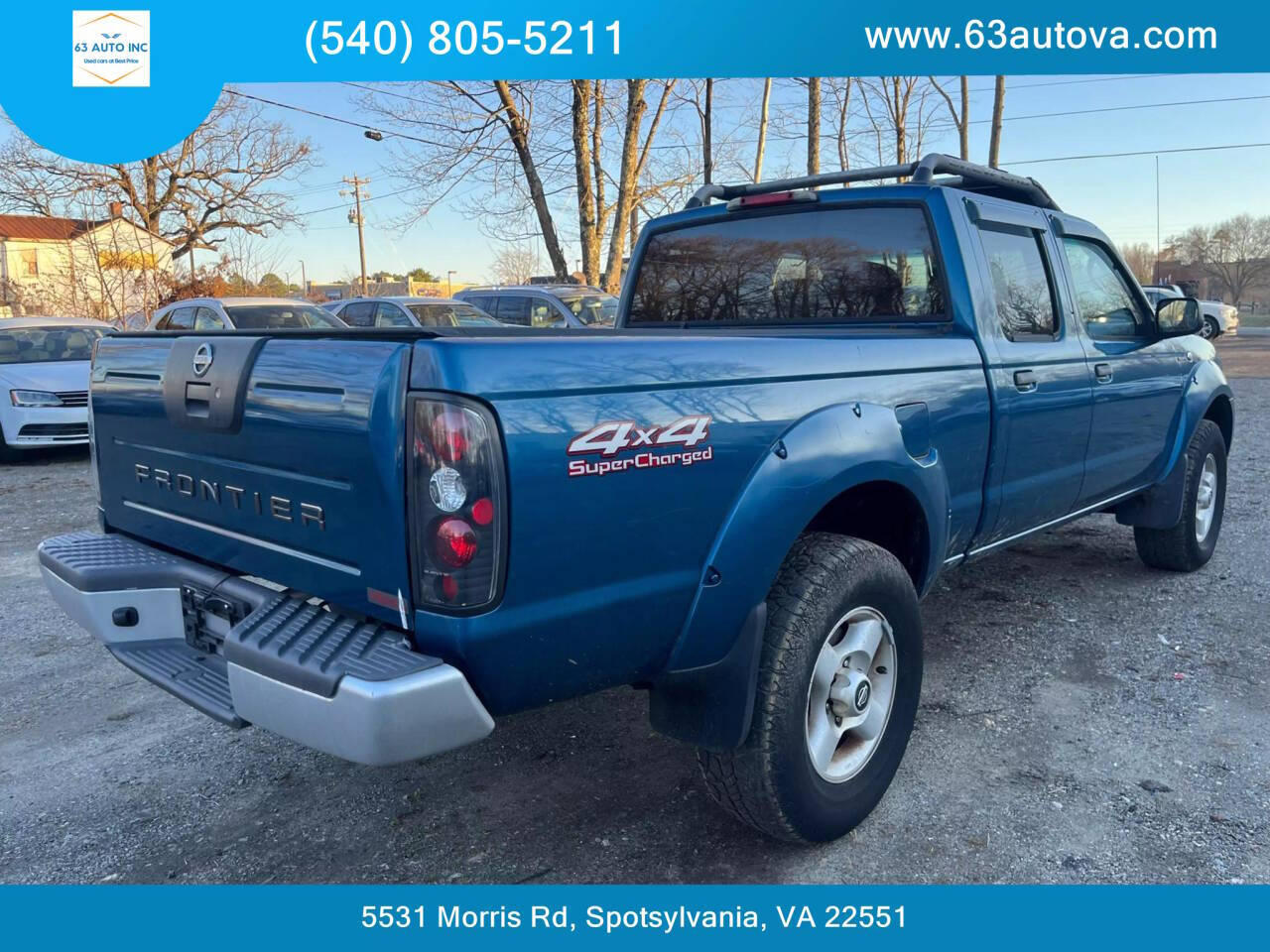 2002 Nissan Frontier for sale at 63 Auto Inc in Spotsylvania, VA