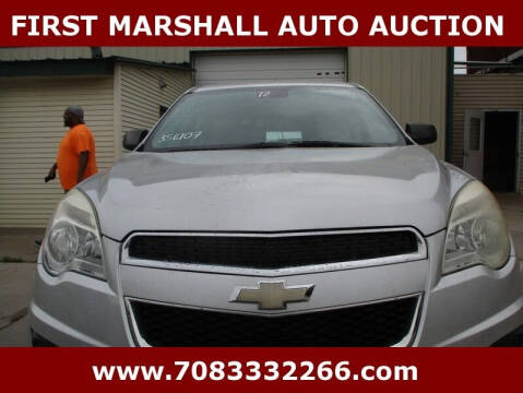 2012 Chevrolet Equinox for sale at First Marshall Auto Auction in Harvey IL