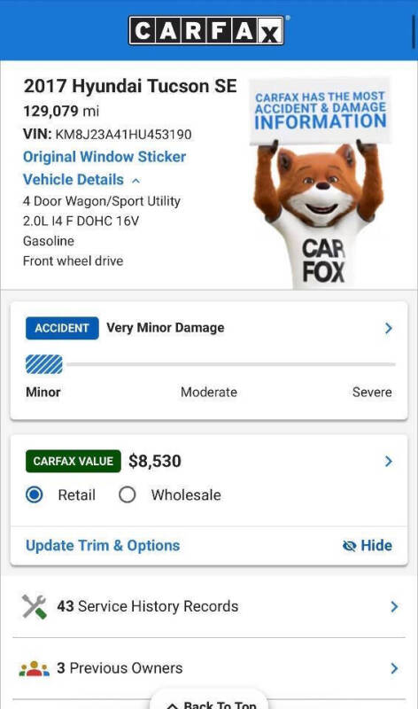 2017 Hyundai Tucson SE