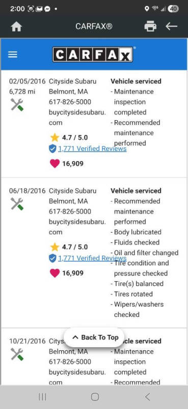 2016 Subaru Outback 2.5i Premium