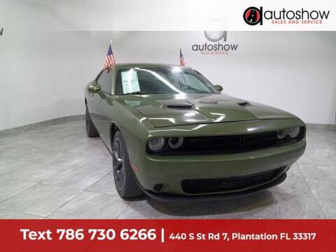 2019 Dodge Challenger for sale at AUTOSHOW SALES & SERVICE in Plantation FL