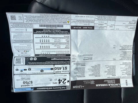 2022 Lincoln Corsair Standard