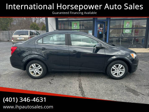 2015 Chevrolet Sonic for sale at International Horsepower Auto Sales in Warwick RI