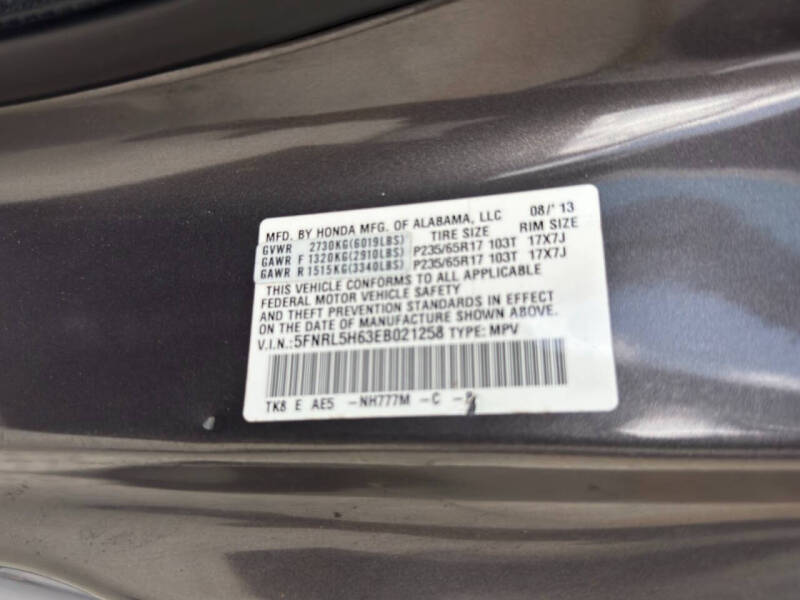 2014 Honda Odyssey EX-L