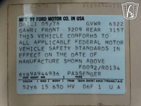 1978 Lincoln Continental