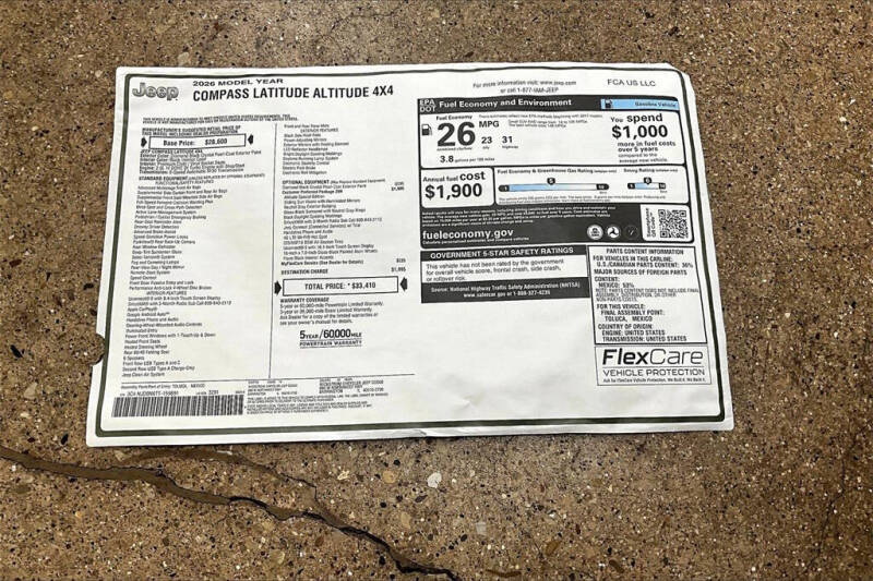 2026 Jeep Compass Latitude