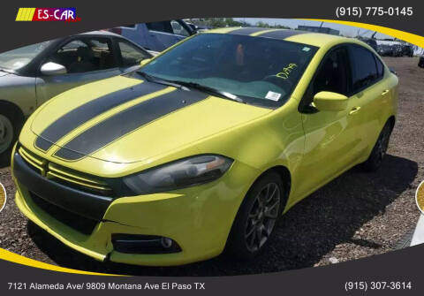 2013 Dodge Dart for sale at Escar Auto in El Paso TX