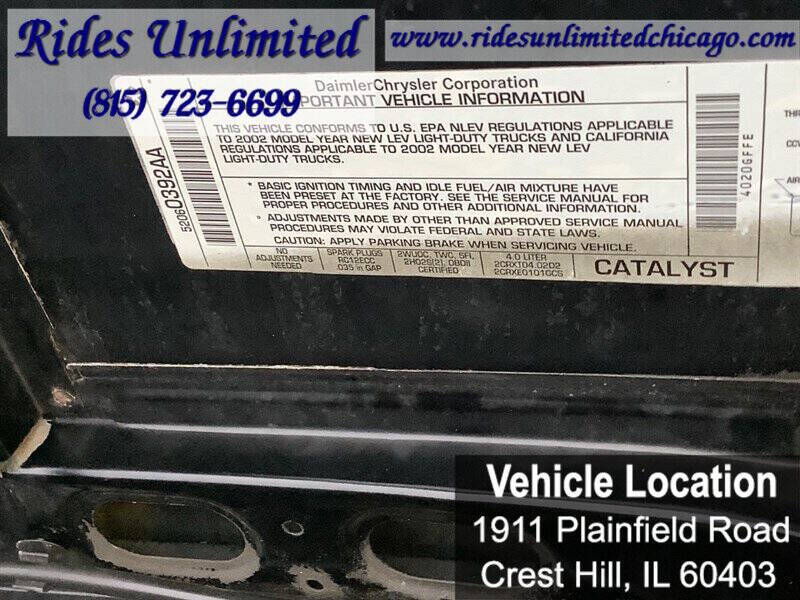 2002 Jeep Wrangler X