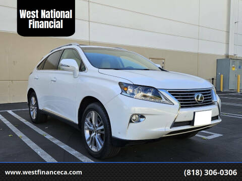 2015 Lexus RX 350 for sale at West National Financial in Van Nuys CA