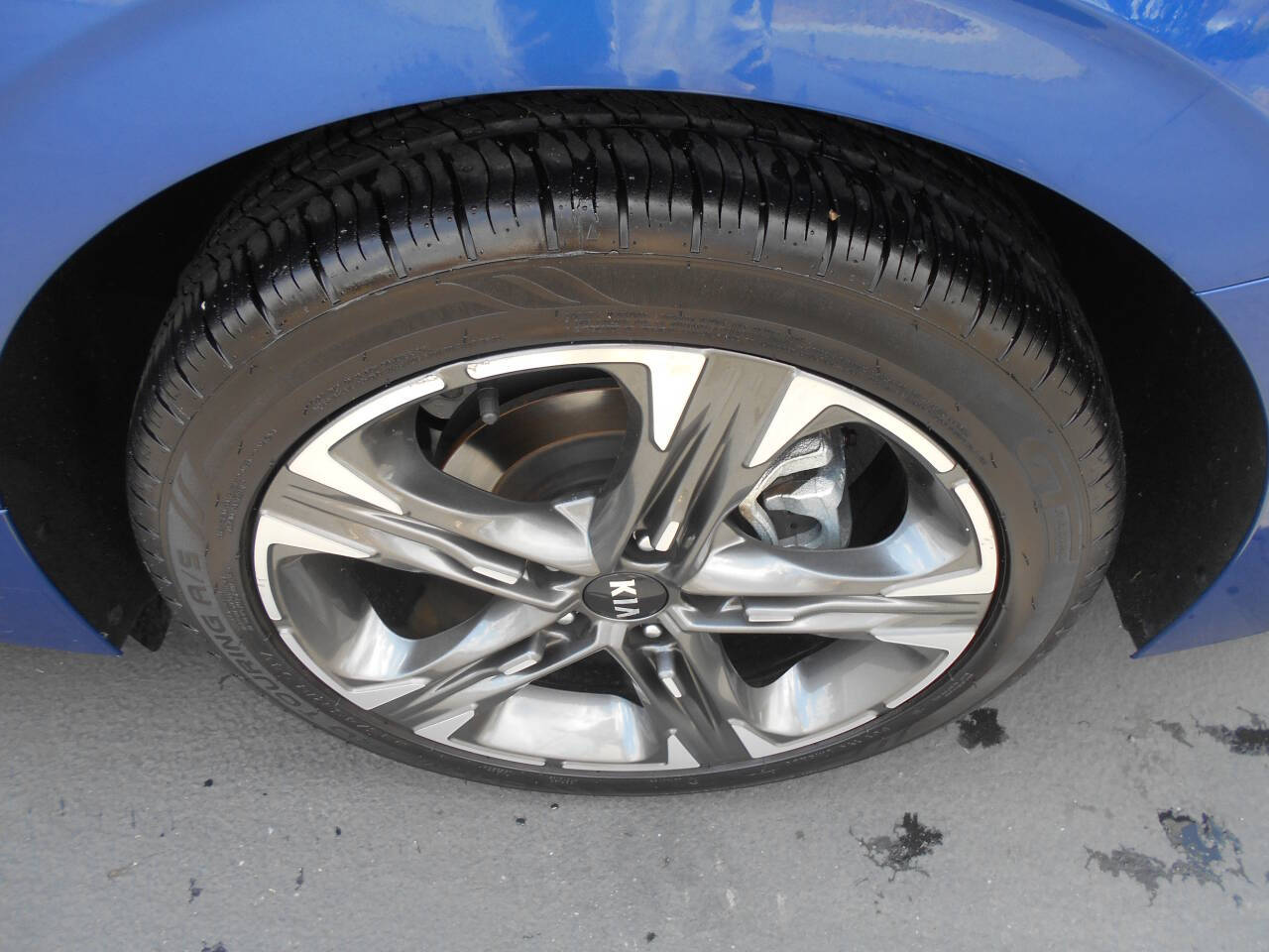 Blue 2021 Kia K5 EX EX 4dr Sedan 11
