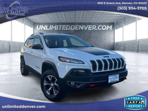 2018 Jeep Cherokee for sale at Unlimited Auto Sales in Denver CO