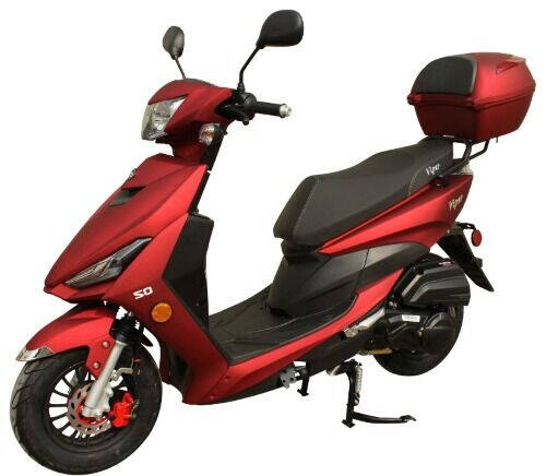2019 50cc Viper Matte Finish 4  Stroke Moped Scooter