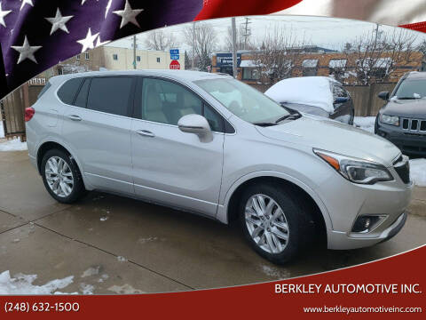2019 Buick Envision for sale at Berkley Automotive Inc. in Berkley MI