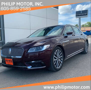 2017 Lincoln Continental for sale at Philip Motor Inc in Philip SD