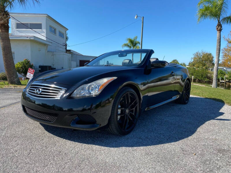 2010 Infiniti G37 Convertible for sale at LLAPI MOTORS in Hudson FL