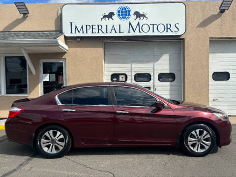 2014 Honda Accord for sale at Imperial Motors in Plainville CT