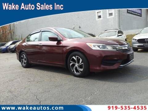 2016 Honda Accord for sale at Wake Auto Sales Inc in Raleigh NC
