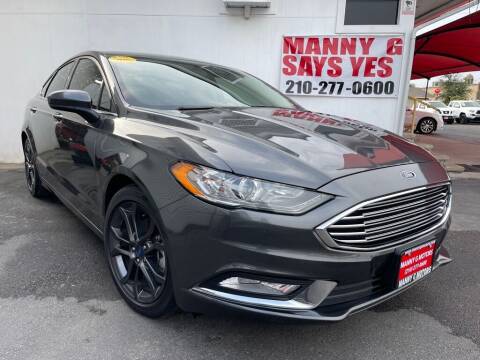 2018 Ford Fusion for sale at Manny G Motors in San Antonio TX