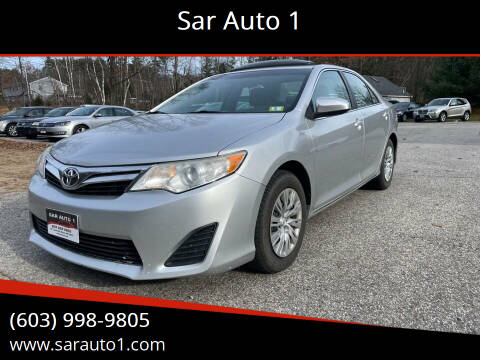 2012 Toyota Camry for sale at Sar Auto 1 in Belmont NH