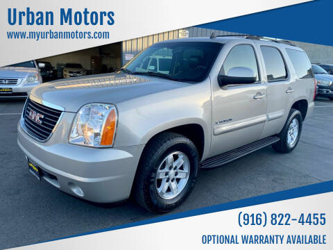 2007 GMC Yukon for sale at Urban Motors in Sacramento CA