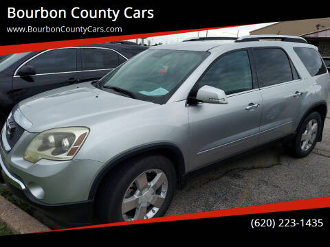 2009 GMC Acadia for sale at Bourbon County Cars in Fort Scott KS