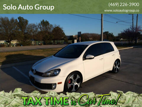 2012 Volkswagen GTI for sale at Solo Auto Group in Mckinney TX
