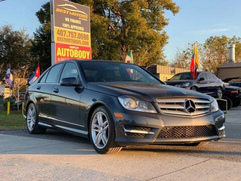 2013 Mercedes-Benz C-Class for sale at BEST MOTORS OF FLORIDA in Orlando FL