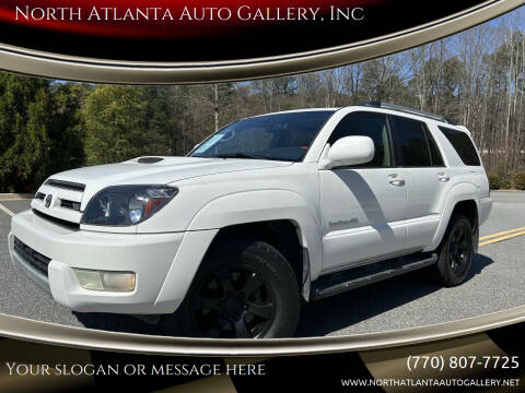2004 Toyota 4Runner for sale at North Atlanta Auto Gallery, Inc in Alpharetta GA
