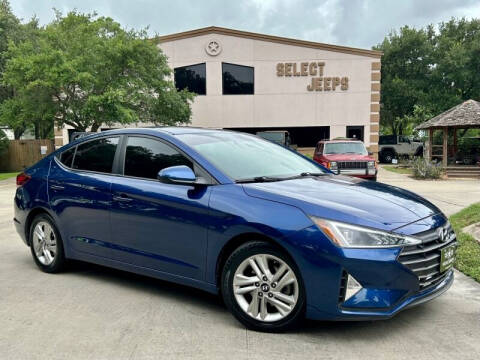 2019 Hyundai Elantra for sale at SELECT JEEPS INC in League City TX
