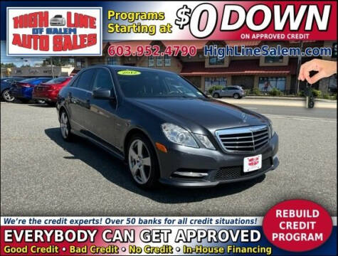 2012 Mercedes-Benz E-Class for sale at High Line Auto Sales of Salem in Salem NH