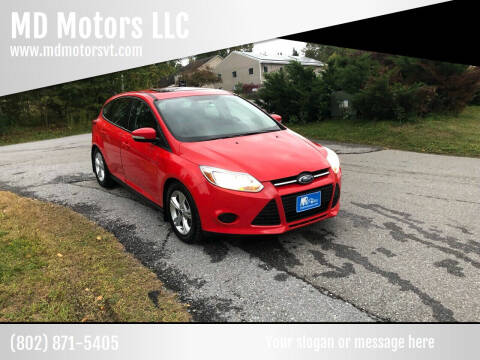 2014 Ford Focus for sale at MD Motors LLC in Williston VT