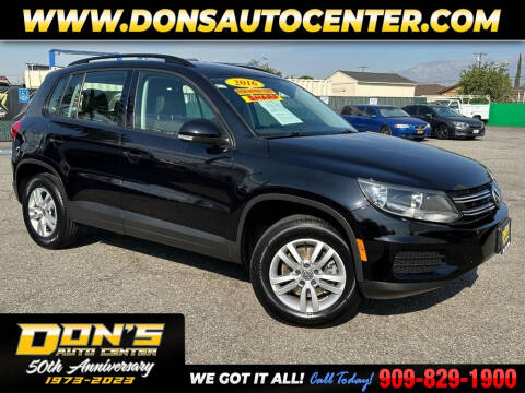 2016 Volkswagen Tiguan for sale at Dons Auto Center in Fontana CA