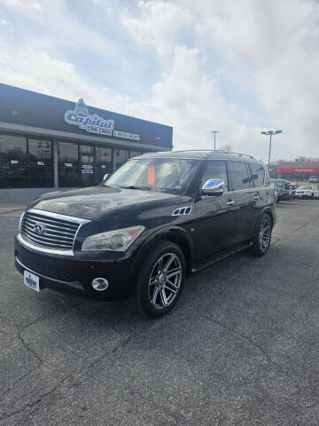 2014 Infiniti QX80 for sale at Capital Car Care and Auto Sales LLC in Jefferson City MO