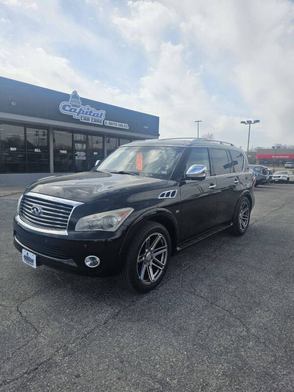 2014 Infiniti QX80 for sale at Capital Car Care and Auto Sales LLC in Jefferson City MO