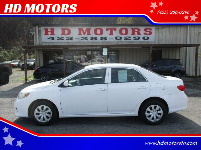 2010 Toyota Corolla for sale at HD MOTORS in Kingsport TN