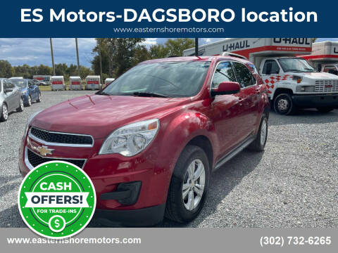 2014 Chevrolet Equinox for sale at ES Motors-DAGSBORO location in Dagsboro DE