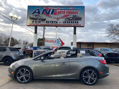 2017 Buick Cascada for sale at ANF AUTO FINANCE in Houston TX