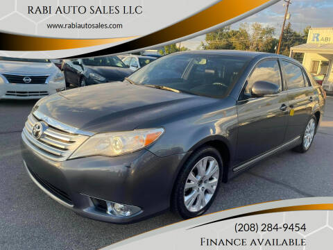 2012 Toyota Avalon for sale at RABI AUTO SALES LLC in Garden City ID
