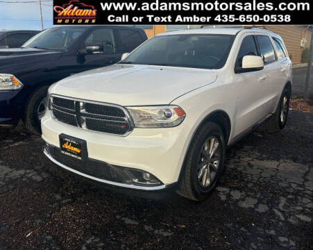 2015 Dodge Durango for sale at Adams Motors Sales in Price UT