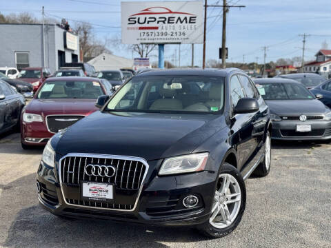2014 Audi Q5 for sale at Supreme Auto Sales in Chesapeake VA