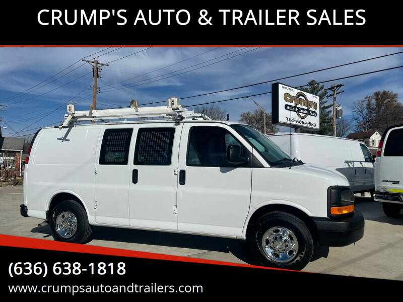 2013 Chevrolet Express Cargo for sale at CRUMP'S AUTO & TRAILER SALES in Crystal City MO