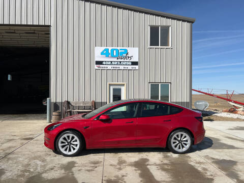 2022 Tesla Model 3 for sale at 402 Autos in Lindsay NE