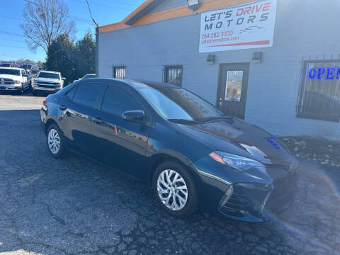 2018 Toyota Corolla for sale at Let's Drive Motors in Charlotte NC