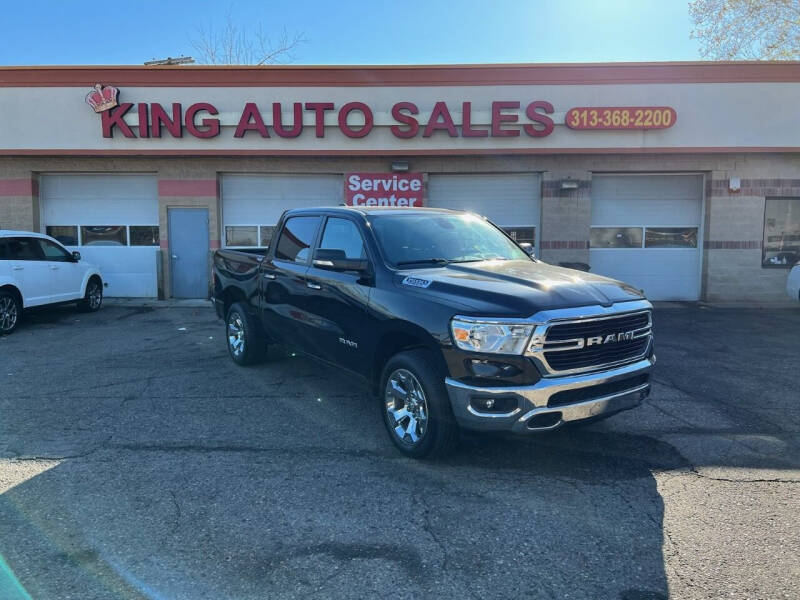 Used 2019 RAM Ram 1500 Pickup Big Horn/Lone Star with VIN 1C6SRFFT9KN918958 for sale in Detroit, MI