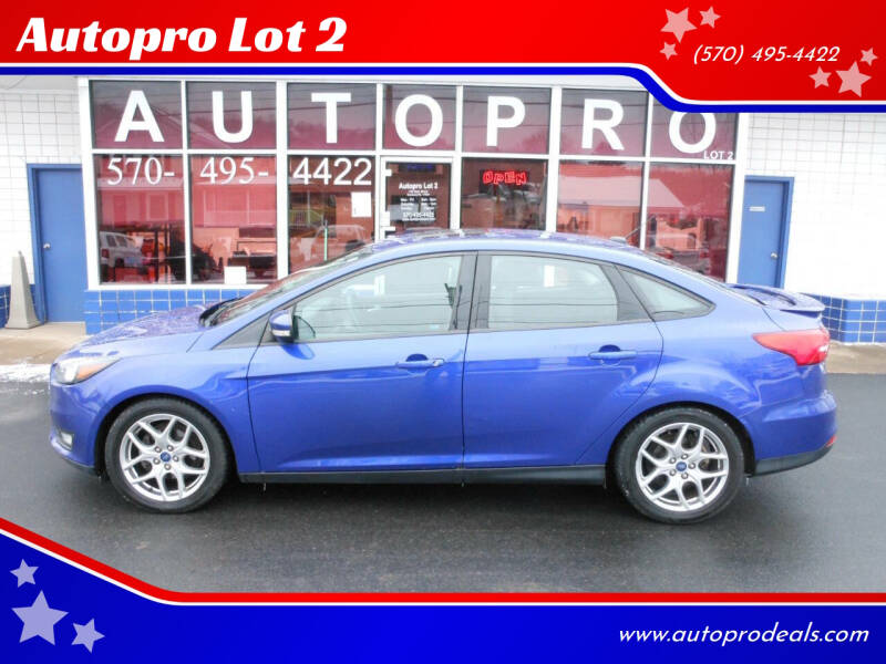 2015 Ford Focus for sale at Autopro Lot 2 in Sunbury PA