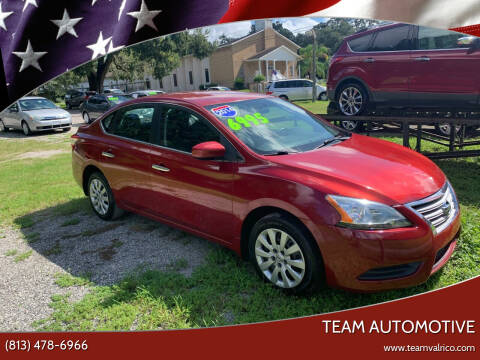 2014 Nissan Sentra for sale at TEAM AUTOMOTIVE in Valrico FL