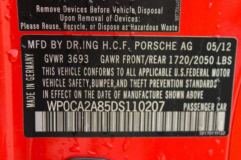 2013 Porsche Boxster