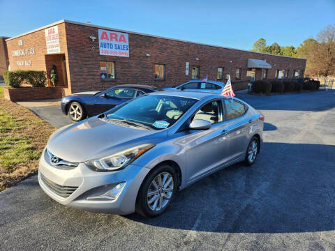 2015 Hyundai Elantra for sale at ARA Auto Sales in Winston-Salem NC