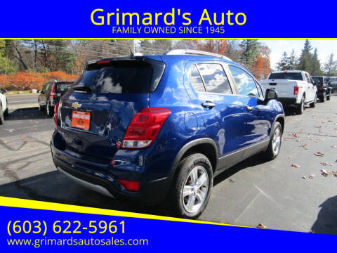 2017 Chevrolet Trax for sale at Grimard's Auto in Hooksett NH