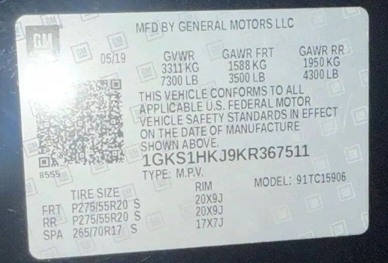 2019 GMC Yukon XL Denali